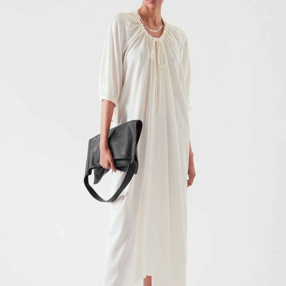 Stunning dress by cos, 	DRAWSTRING DRESS.